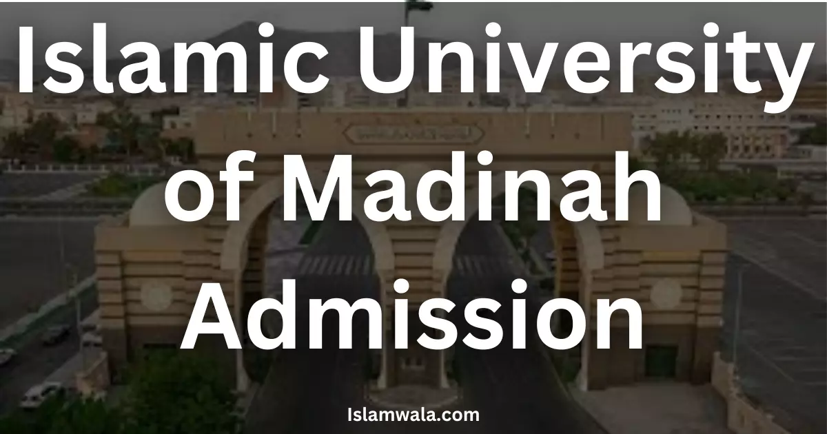 Islamic University Of Madinah Admission 2023/2024 Full Guide